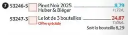 Maximo Huber & Bléger Pinot Noir 2025 offre