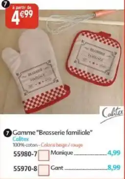 Maximo Calitex Gamme "Brasserie familiale" offre