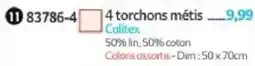 Maximo Colitex 4 torchons métis offre