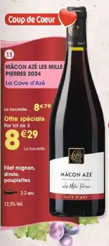 Maximo La Cave d'Azé Mâcon Azé Les Mille Pierres offre
