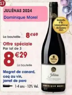 Maximo Dominique Morel Juliénas offre