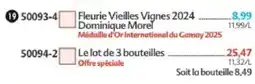 Maximo Dominique Morel Fleurie Vieilles Vignes 2024 offre