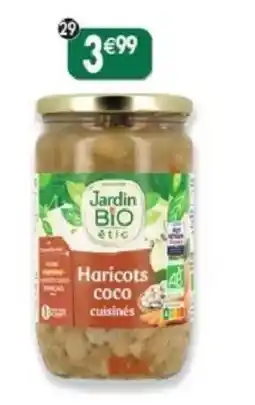 Maximo Jardin BIO étic Haricots coco cuisinés offre