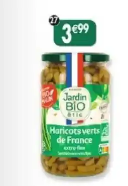 Maximo Jardin BIO étic Haricots verts de France offre
