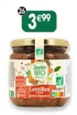 Maximo Jardin BIO étic Lentilles offre