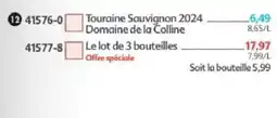 Maximo Domaine de la Colline Touraine Sauvignon 2024 offre