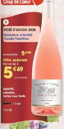 Maximo Domaine d'Avrillé Rosé d'Anjou offre