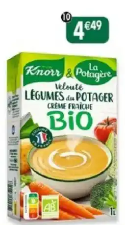Maximo Knorr & La Potagère Velouté Légumes du Potager Crème Fraîche Bio offre