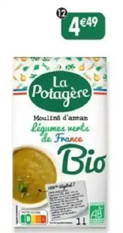 Maximo La Potagère Mouliné d'antan Légumes verts de France Bio offre