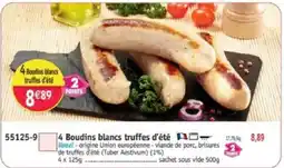 Maximo Vonel 4 Boudins blancs truffes d'été offre