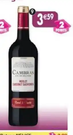 Maximo CAMBRAS Merlot Cabernet Sauvignon offre