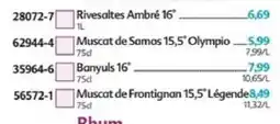 Maximo Rivesaltes Ambré offre