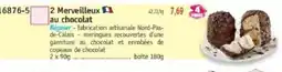 Maximo Régnier 2 Merveilleux au chocolat offre