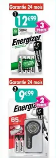 Maximo Energizer batterie offre