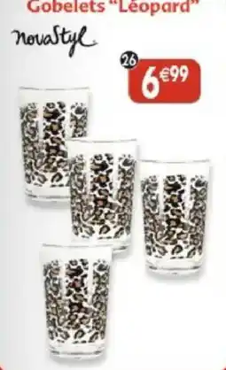 Maximo novaStyle Gobelets "Léopard" offre