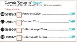 Maximo Novastyl Couverts Colorama offre