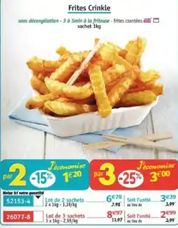 Maximo Frites Crinkle offre