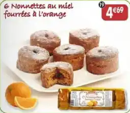 Maximo Nonnettes au miel fourrées à l'orange offre
