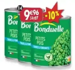 Maximo Bonduelle Petits pois offre