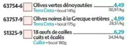 Maximo Terra Creta Olives vertes dénoyautées offre