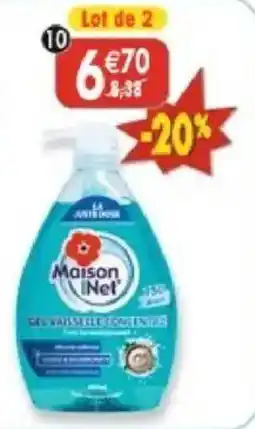 Maximo Maison Net Gel vaisselle concentré offre