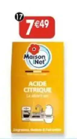 Maximo Maison Net Acide Citrique offre