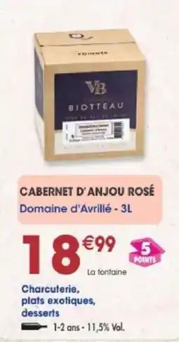 Maximo Biotteau Cabernet d'Anjou Rosé offre