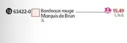Maximo Marquis de Brun Bordeaux rouge offre