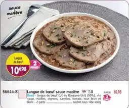 Maximo Vanel Langue de bœuf sauce madère offre