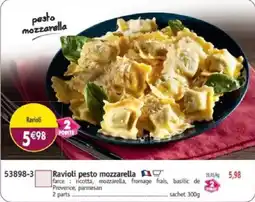 Maximo Ravioli pesto mozzarella offre