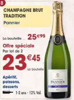 Maximo Pannier Champagne Brut Tradition offre