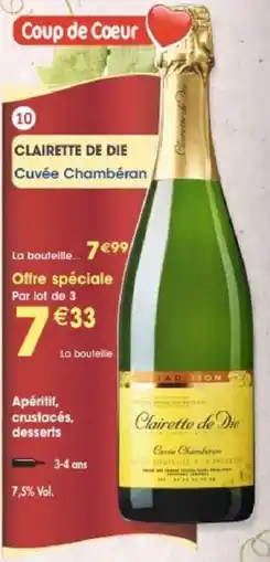 Maximo Clairette de Die Cuvée Chamberan offre