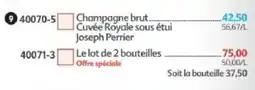 Maximo Joseph Perrier Champagne brut offre