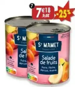 Maximo St Mamet Salade de fruits offre