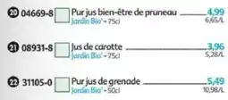 Maximo Jardin Bio' Pur jus bien-être de prunelle offre