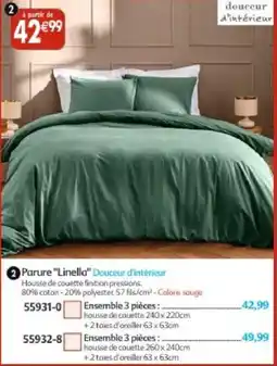 Maximo Douceur d'intérieur Parure "Linella" offre