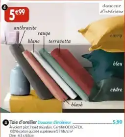 Maximo Douceur d'intérieur Taie d'oreiller offre