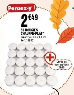La Foir'Fouille 50 bougies chauffe-plat offre