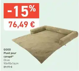 Tom&Co GOOD Plaid pour canapé* offre