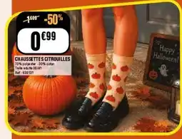 La Foir'Fouille CHAUSSETTES CITROUILLES offre