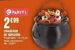 La Foir'Fouille PARTY! CHAUDRON DE SORCIÈRE offre