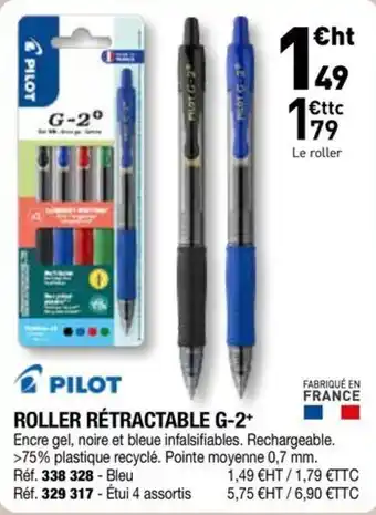 PILOT ROLLER RÉTRACTABLE G-2+