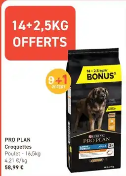 Tom&Co PRO PLAN Croquettes Poulet offre