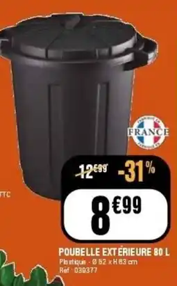 La Foir'Fouille POUBELLE EXTÉRIEURE offre