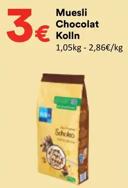 Hmarket Kolln Muesli Chocolat offre