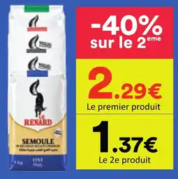 Hmarket LE RENARD SEMOULE offre