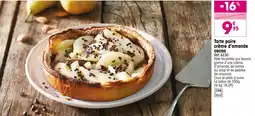 Croque Gel Tarte poire crème d'amande cacao offre