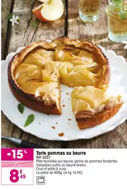 Croque Gel Tarte pommes au beurre offre