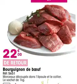 Croque Gel Bourguignon de bœuf offre