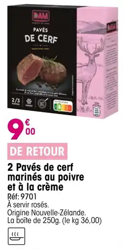 Croque Gel DAM Pavés de cerf offre